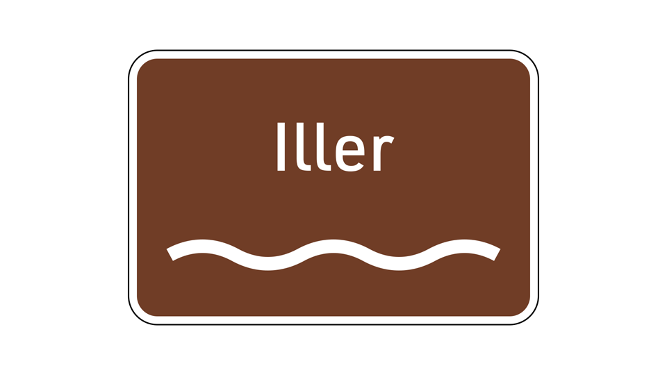 The distinctiveness of individual glyphs as seen on a street sign in southern Germany