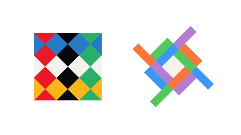 Two squares by Max Bill